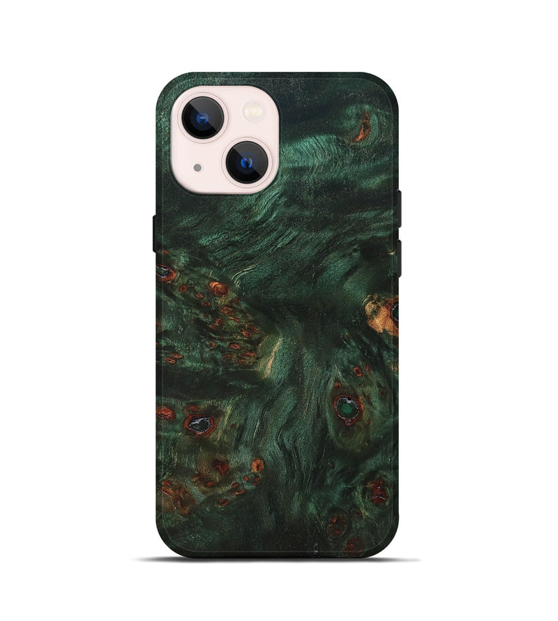 iPhone 13 mini Wood Live Edge Phone Case - Helene (Solid Wood, 825287)