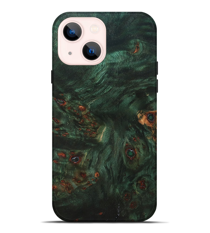 iPhone 14 Plus Wood Live Edge Phone Case - Helene (Solid Wood, 825287)