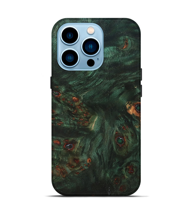iPhone 14 Pro Wood Live Edge Phone Case - Helene (Solid Wood, 825287)