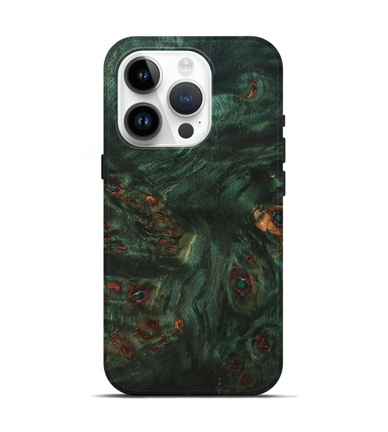 iPhone 15 Pro Wood Live Edge Phone Case - Helene (Solid Wood, 825287)
