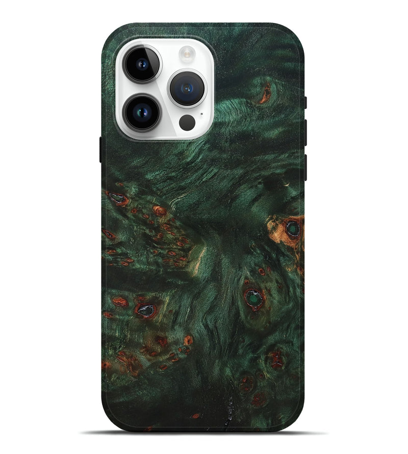 iPhone 15 Pro Max Wood Live Edge Phone Case - Helene (Solid Wood, 825287)