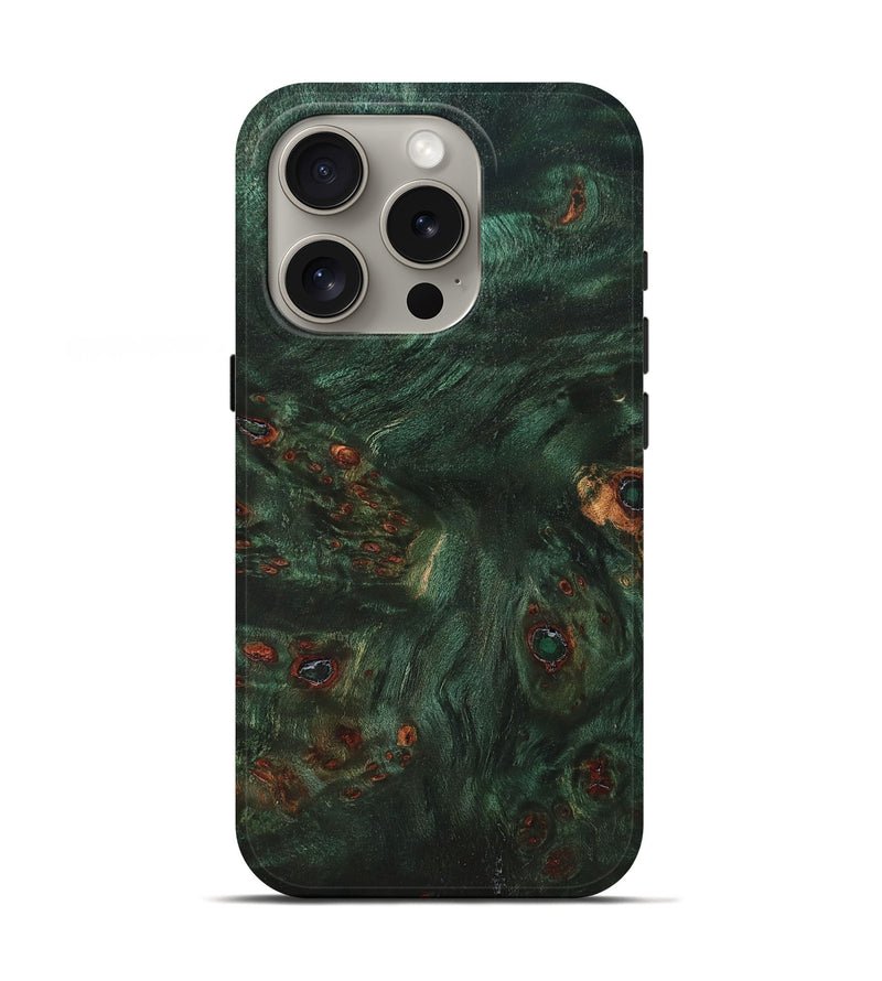 iPhone 16 Pro Wood Live Edge Phone Case - Helene (Solid Wood, 825287)