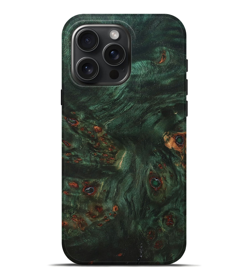 iPhone 16 Pro Max Wood Live Edge Phone Case - Helene (Solid Wood, 825287)