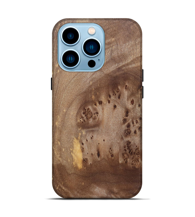 iPhone 14 Pro Wood Live Edge Phone Case - Shameka (Solid Wood, 825288)