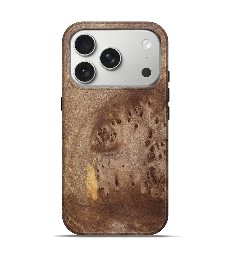 iPhone 17 Pro Wood Live Edge Phone Case - Shameka (Solid Wood, 825288)