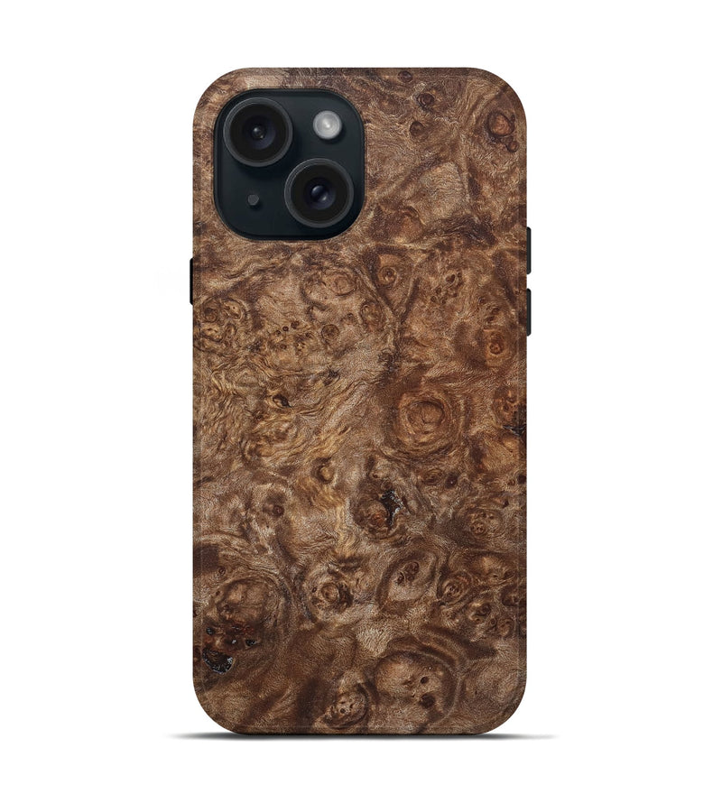 iPhone 15 Wood Live Edge Phone Case - Sadie (Solid Wood, 825292)