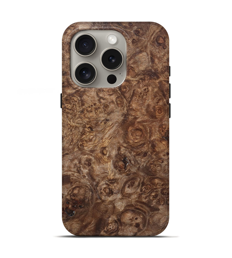 iPhone 16 Pro Wood Live Edge Phone Case - Sadie (Solid Wood, 825292)