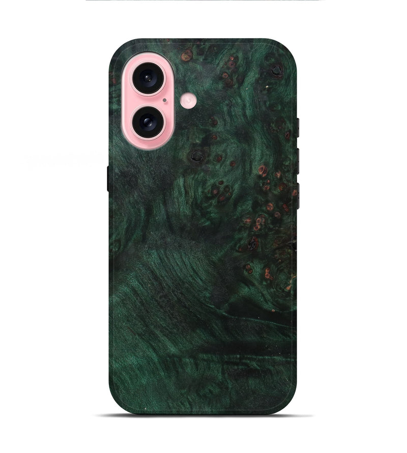 iPhone 16 Wood Live Edge Phone Case - Dalton (Solid Wood, 825302)