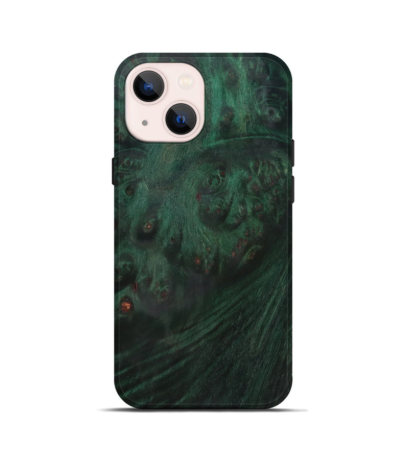 iPhone 13 mini Wood Live Edge Phone Case - Yolanda (Solid Wood, 825304)