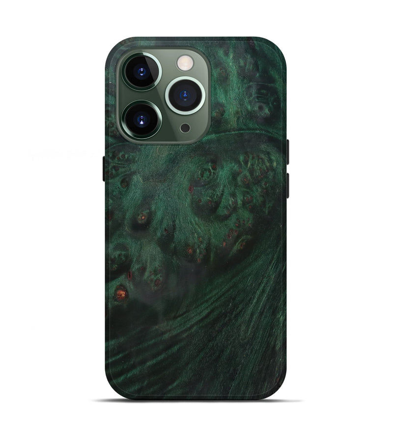 iPhone 13 Pro Wood Live Edge Phone Case - Yolanda (Solid Wood, 825304)