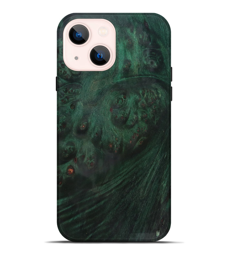 iPhone 14 Plus Wood Live Edge Phone Case - Yolanda (Solid Wood, 825304)