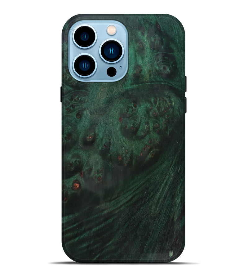 iPhone 14 Pro Max Wood Live Edge Phone Case - Yolanda (Solid Wood, 825304)