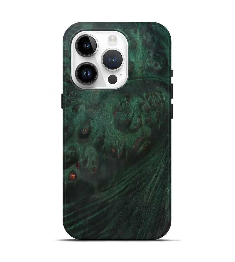 iPhone 15 Pro Wood Live Edge Phone Case - Yolanda (Solid Wood, 825304)