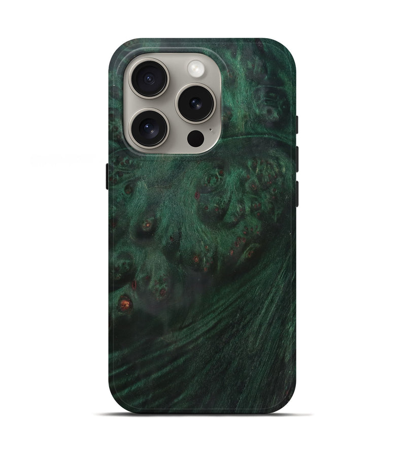 iPhone 16 Pro Wood Live Edge Phone Case - Yolanda (Solid Wood, 825304)