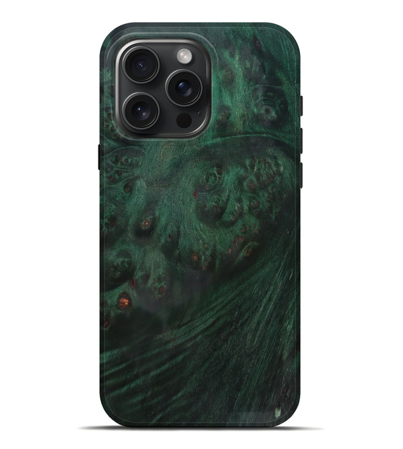 iPhone 16 Pro Max Wood Live Edge Phone Case - Yolanda (Solid Wood, 825304)