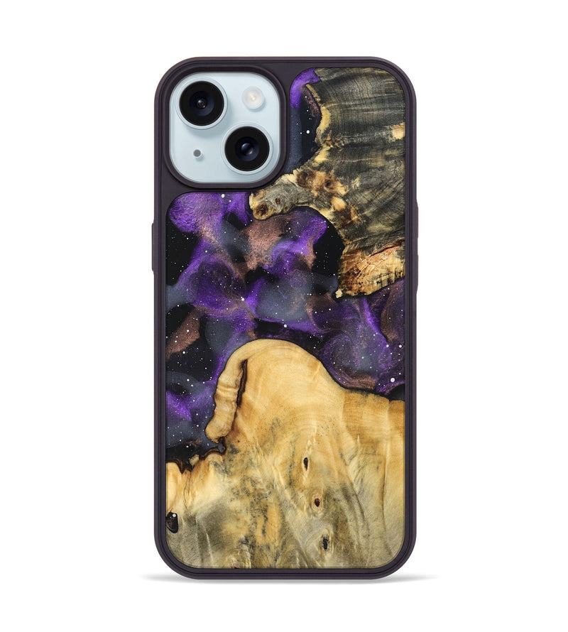 iPhone 15 Wood Phone Case - Natalie (Cosmos, 825305)