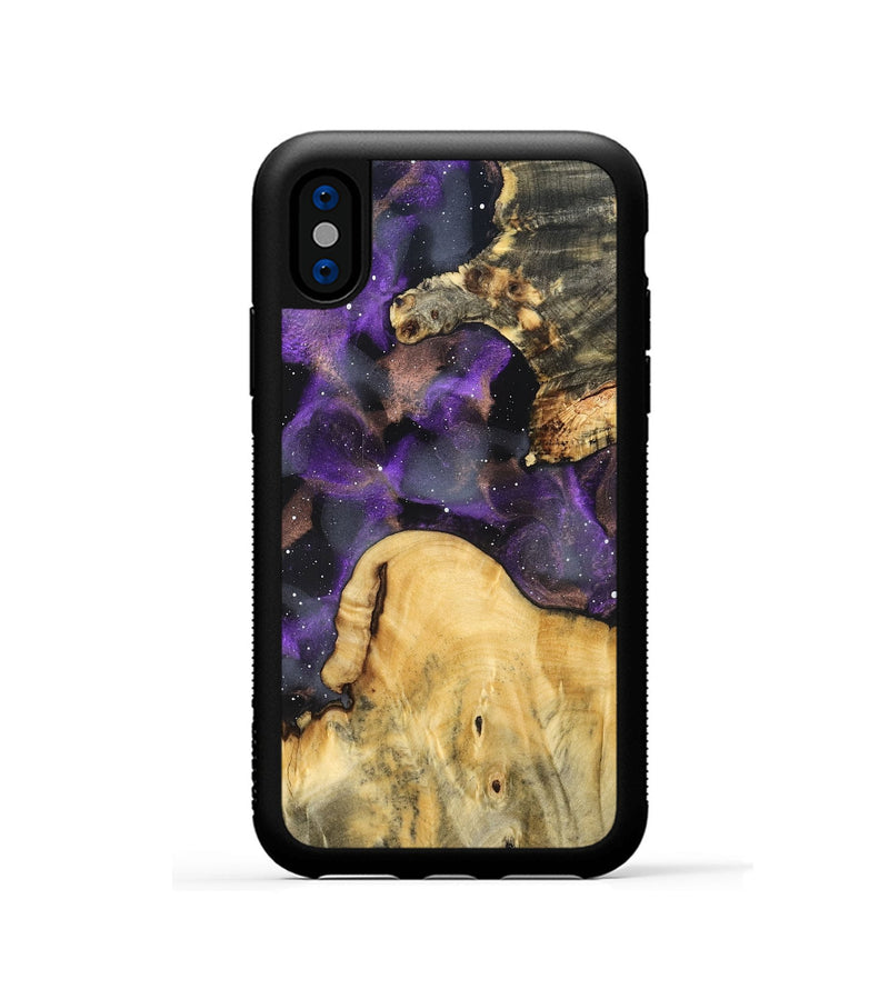 iPhone Xs Wood Phone Case - Natalie (Cosmos, 825305)