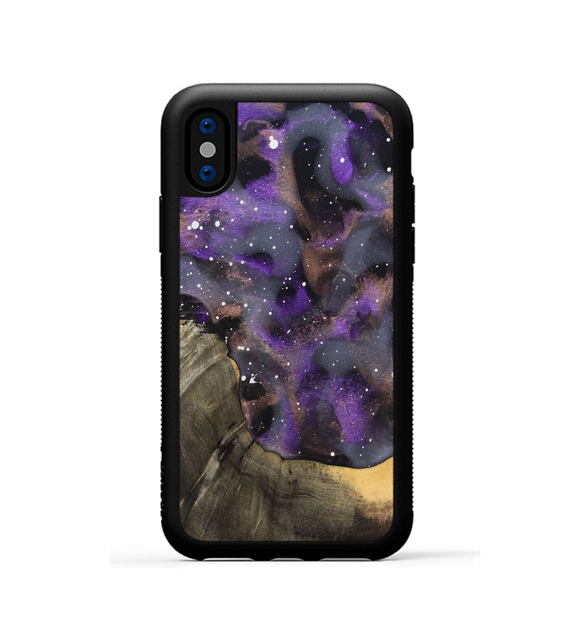 iPhone Xs Wood Phone Case - Alisha (Cosmos, 825311)