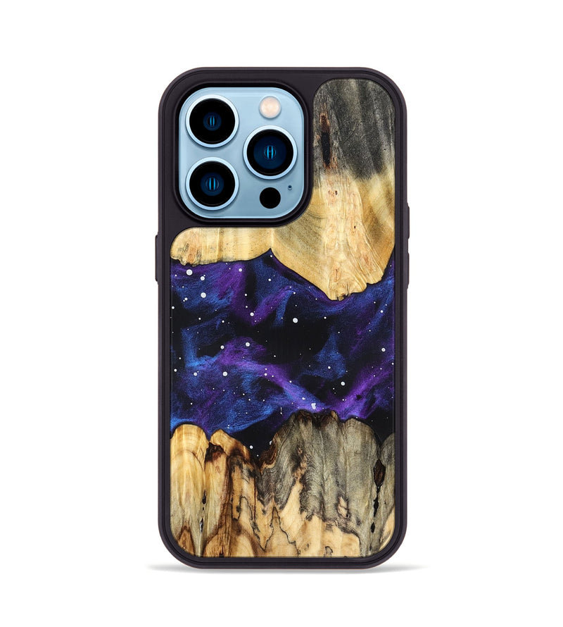 iPhone 14 Pro Wood Phone Case - Newton (Cosmos, 825313)