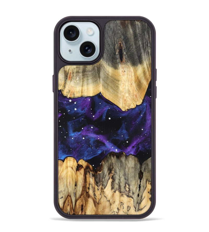 iPhone 15 Plus Wood Phone Case - Newton (Cosmos, 825313)