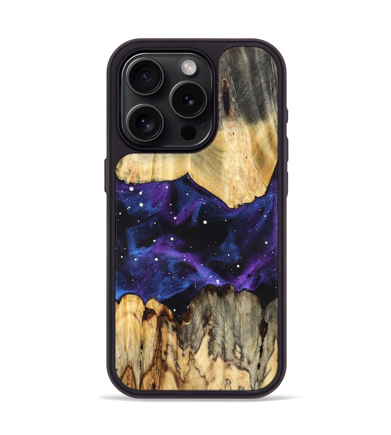 iPhone 15 Pro Wood Phone Case - Newton (Cosmos, 825313)