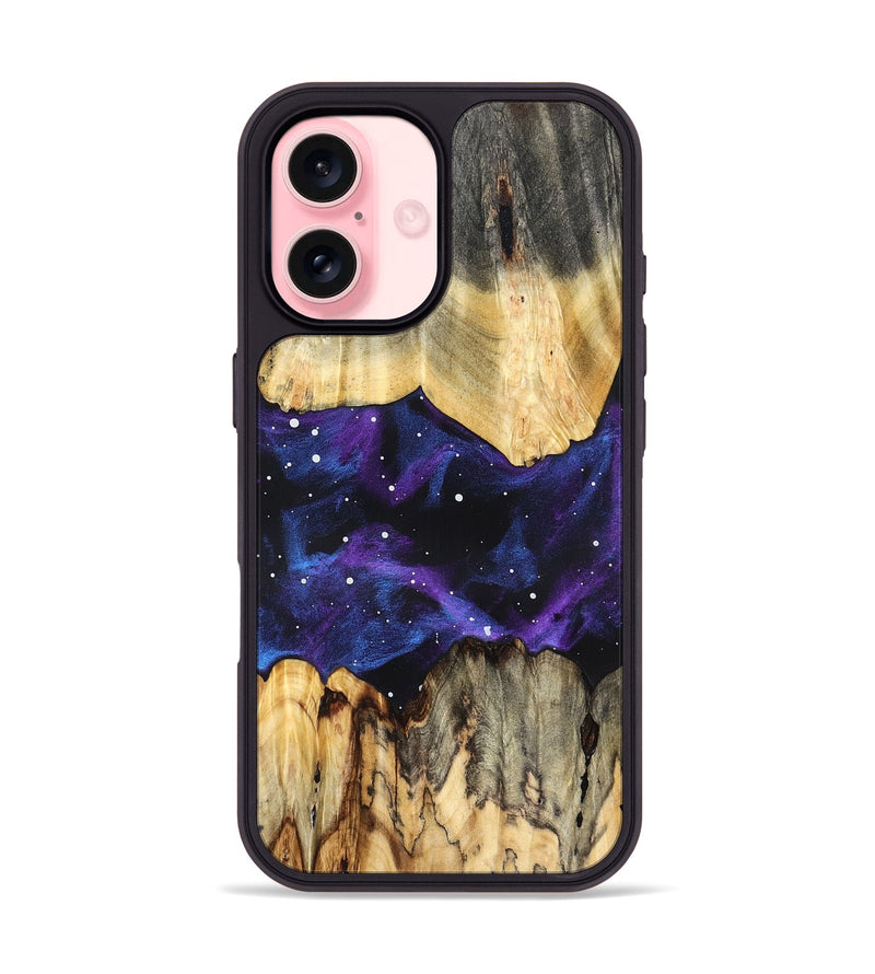 iPhone 16 Wood Phone Case - Newton (Cosmos, 825313)