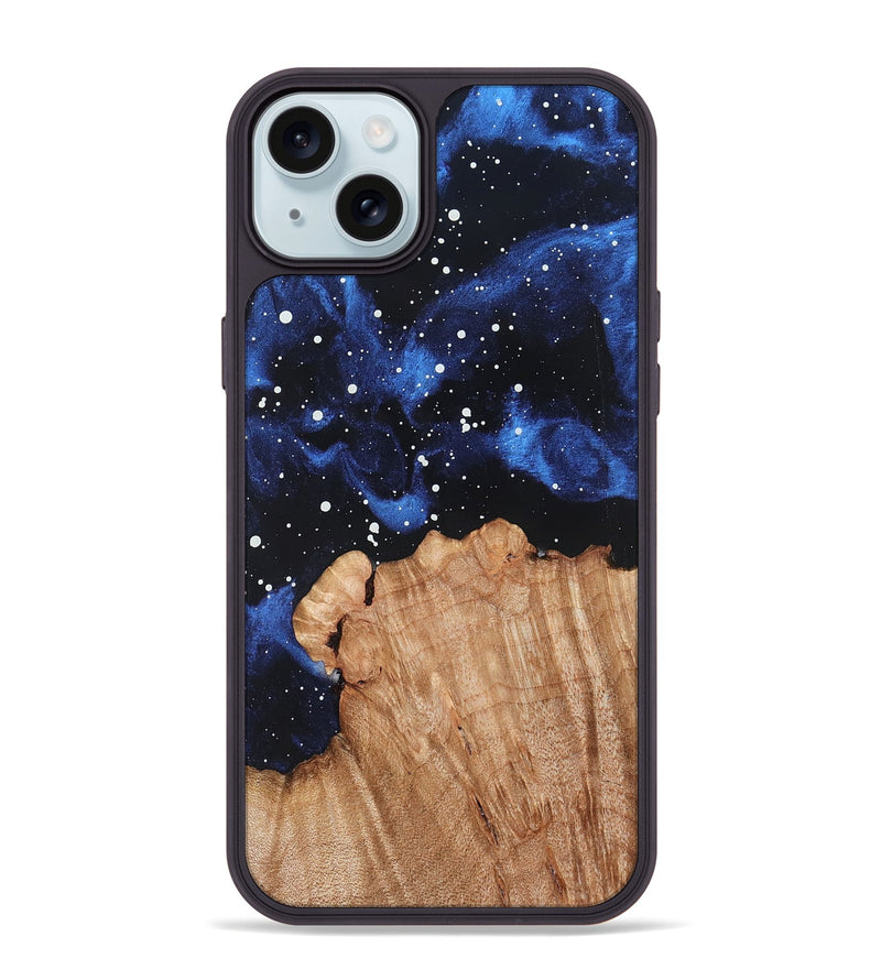 iPhone 15 Plus Wood Phone Case - Shelli (Cosmos, 825314)