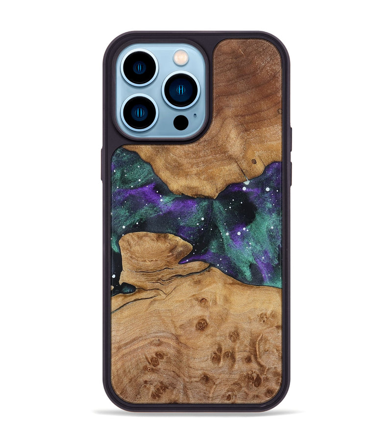 iPhone 14 Pro Max Wood Phone Case - Ieshia (Cosmos, 825315)