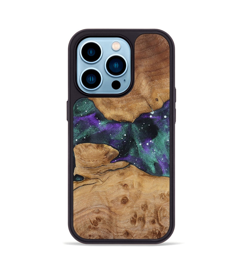 iPhone 14 Pro Wood Phone Case - Ieshia (Cosmos, 825315)