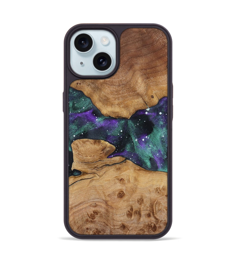 iPhone 15 Wood Phone Case - Ieshia (Cosmos, 825315)