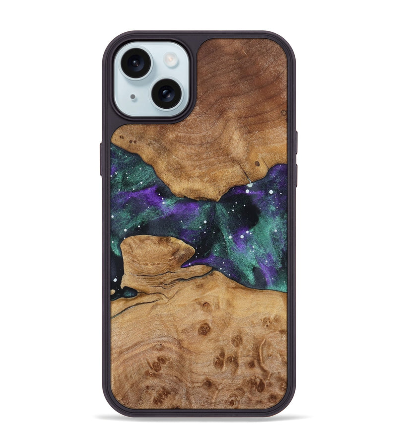iPhone 15 Plus Wood Phone Case - Ieshia (Cosmos, 825315)
