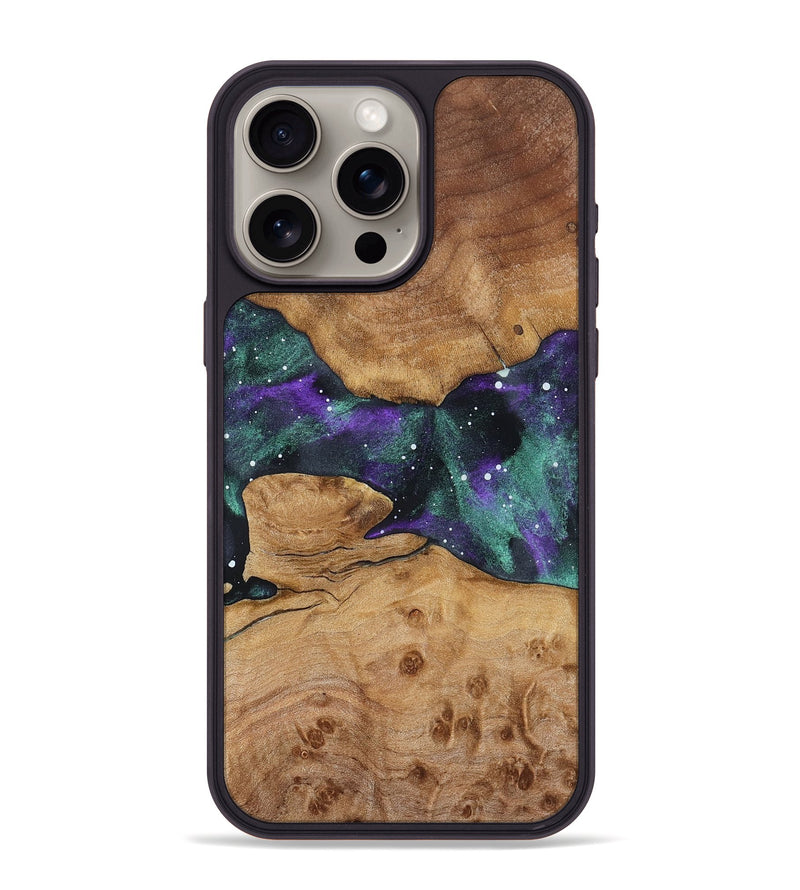 iPhone 15 Pro Max Wood Phone Case - Ieshia (Cosmos, 825315)