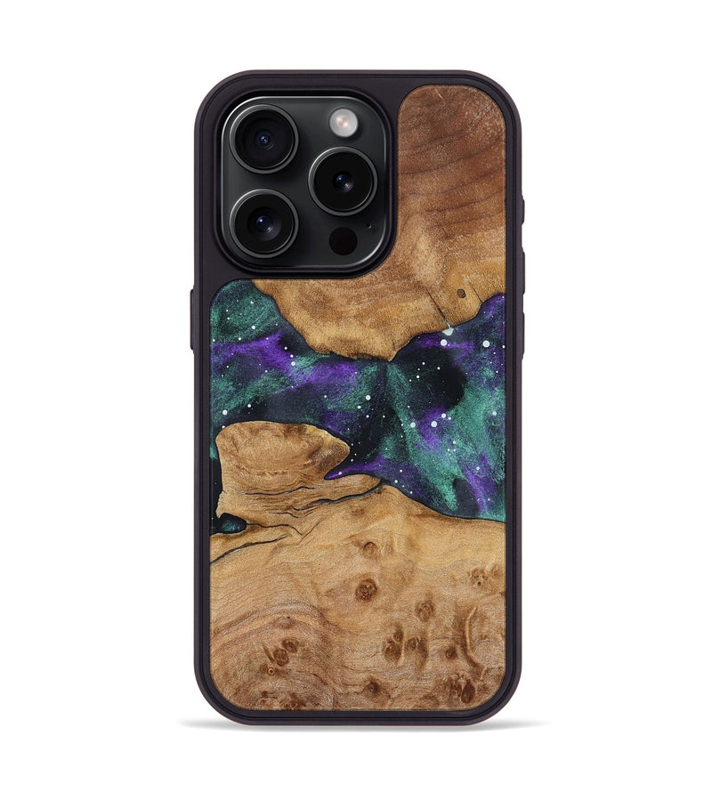 iPhone 15 Pro Wood Phone Case - Ieshia (Cosmos, 825315)