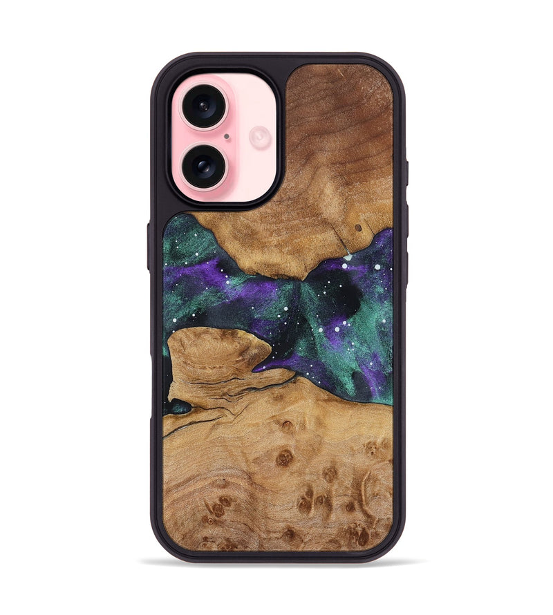 iPhone 16 Wood Phone Case - Ieshia (Cosmos, 825315)