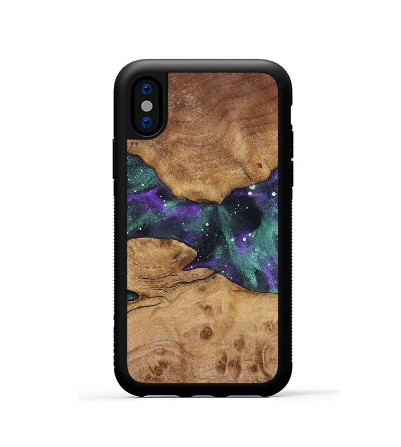 iPhone Xs Wood Phone Case - Ieshia (Cosmos, 825315)