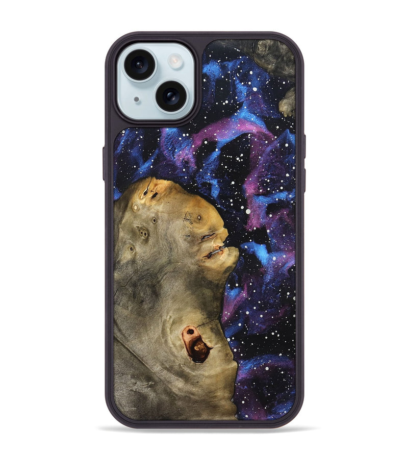 iPhone 15 Plus Wood Phone Case - Amari (Cosmos, 825316)