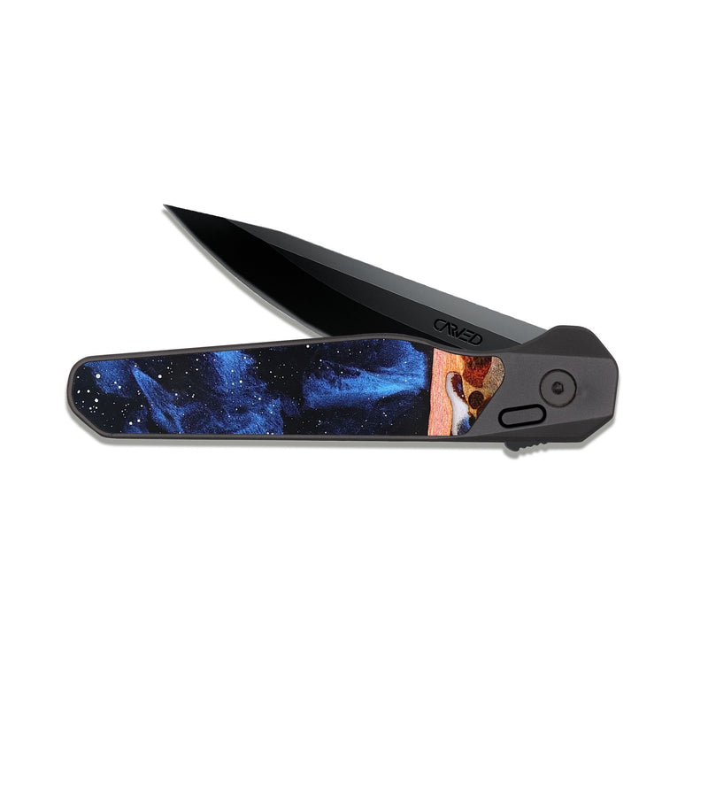 EDC Dark Slate Wood Pocket Knife - Titan (Cosmos, 825318)