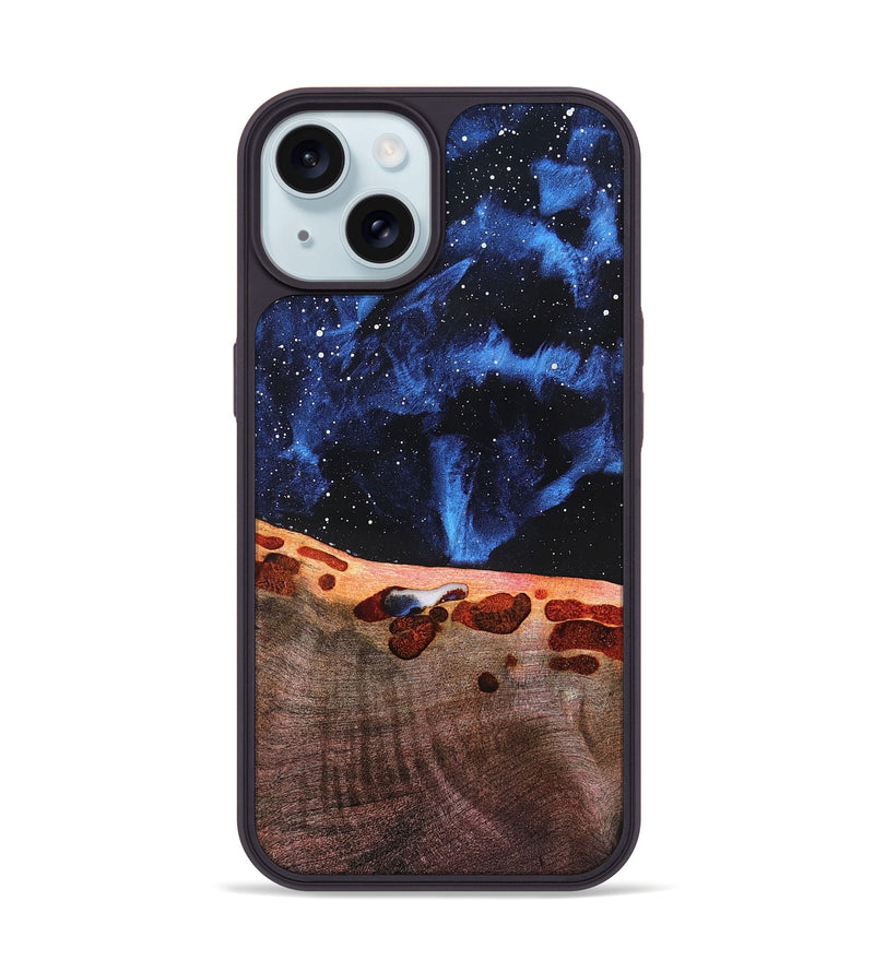 iPhone 15 Wood Phone Case - Titan (Cosmos, 825318)