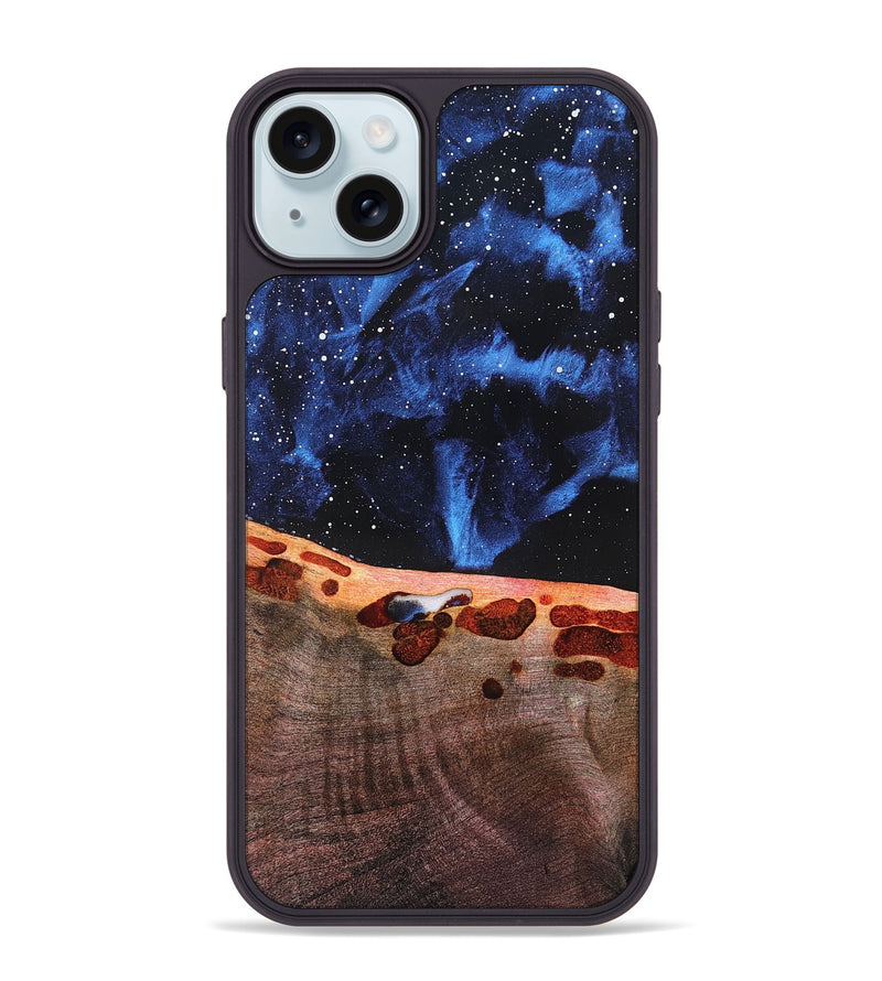iPhone 15 Plus Wood Phone Case - Titan (Cosmos, 825318)