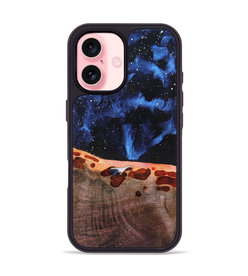 iPhone 16 Wood Phone Case - Titan (Cosmos, 825318)