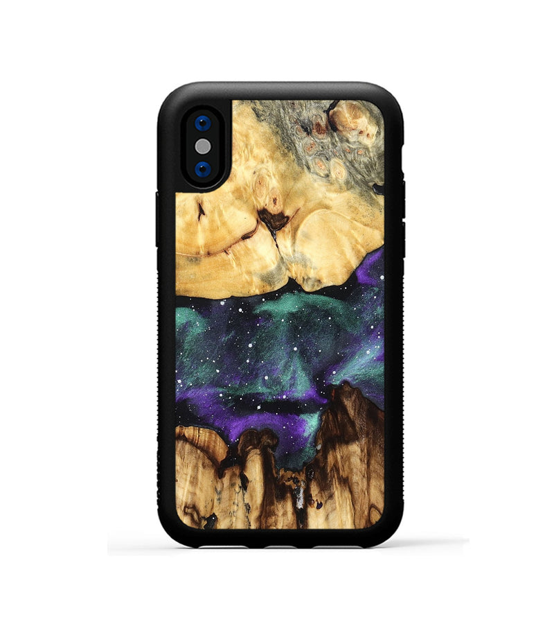 iPhone Xs Wood Phone Case - Lavonne (Cosmos, 825319)