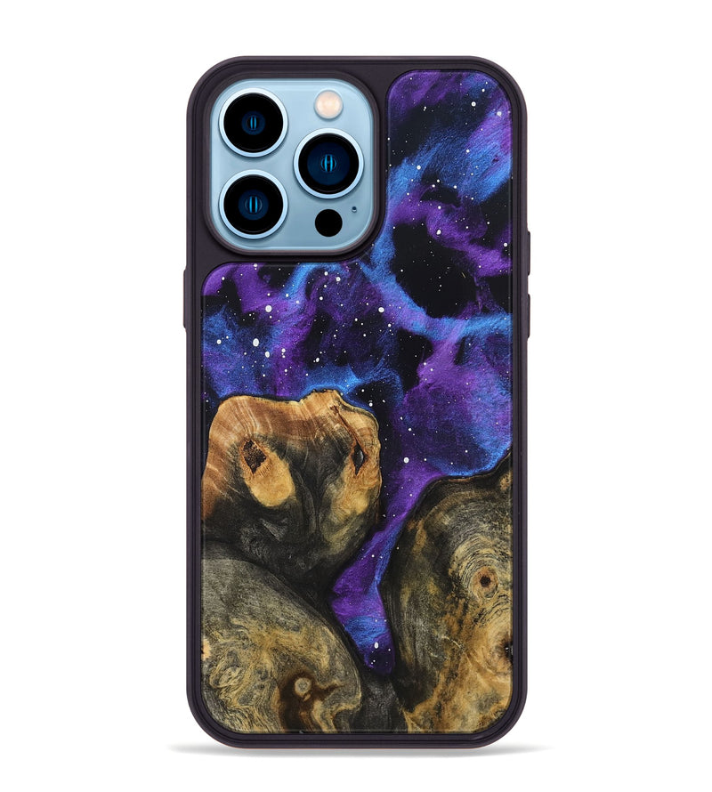 iPhone 14 Pro Max Wood Phone Case - Gust (Cosmos, 825320)