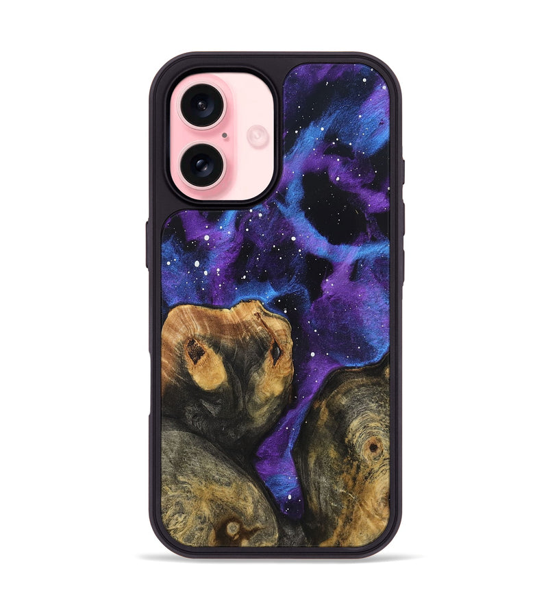 iPhone 16 Wood Phone Case - Gust (Cosmos, 825320)
