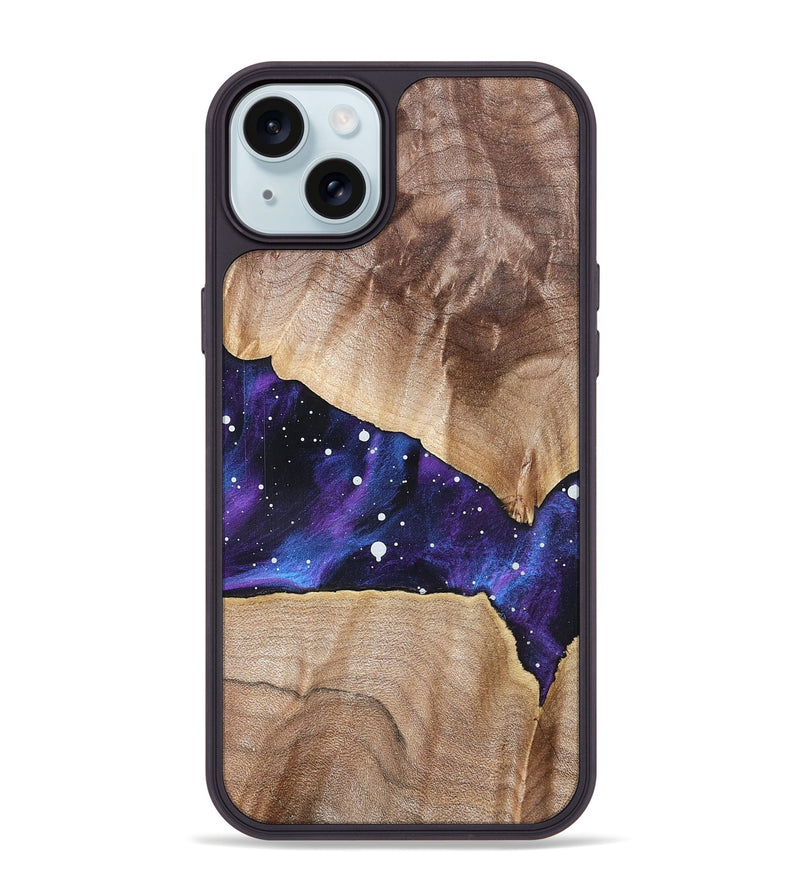 iPhone 15 Plus Wood Phone Case - Blanche (Cosmos, 825321)