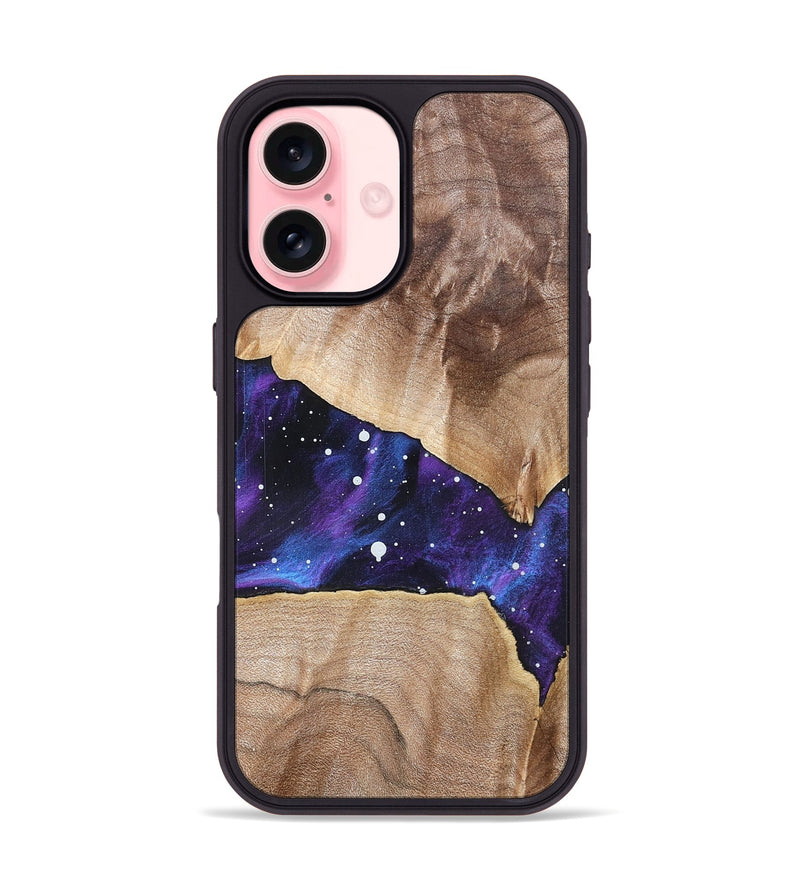 iPhone 16 Wood Phone Case - Blanche (Cosmos, 825321)
