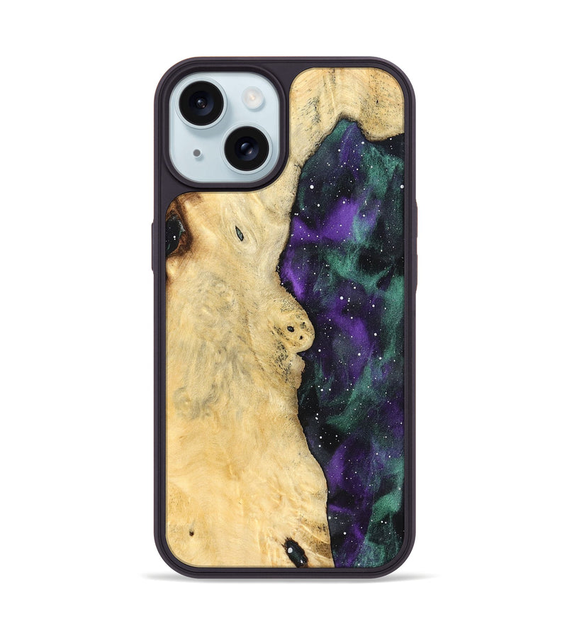 iPhone 15 Wood Phone Case - Holly (Cosmos, 825324)