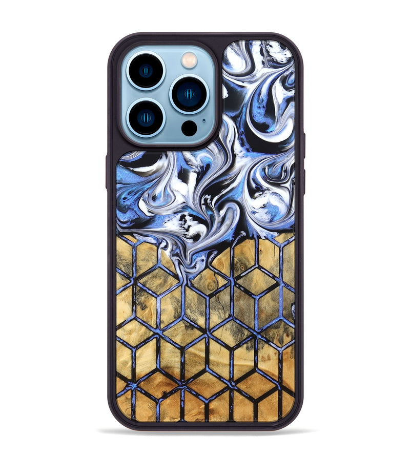 iPhone 14 Pro Max Wood Phone Case - Lorie (Pattern, 825325)