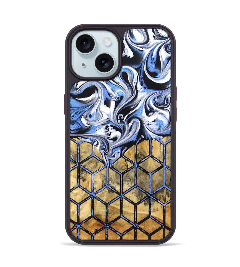 iPhone 15 Wood Phone Case - Lorie (Pattern, 825325)