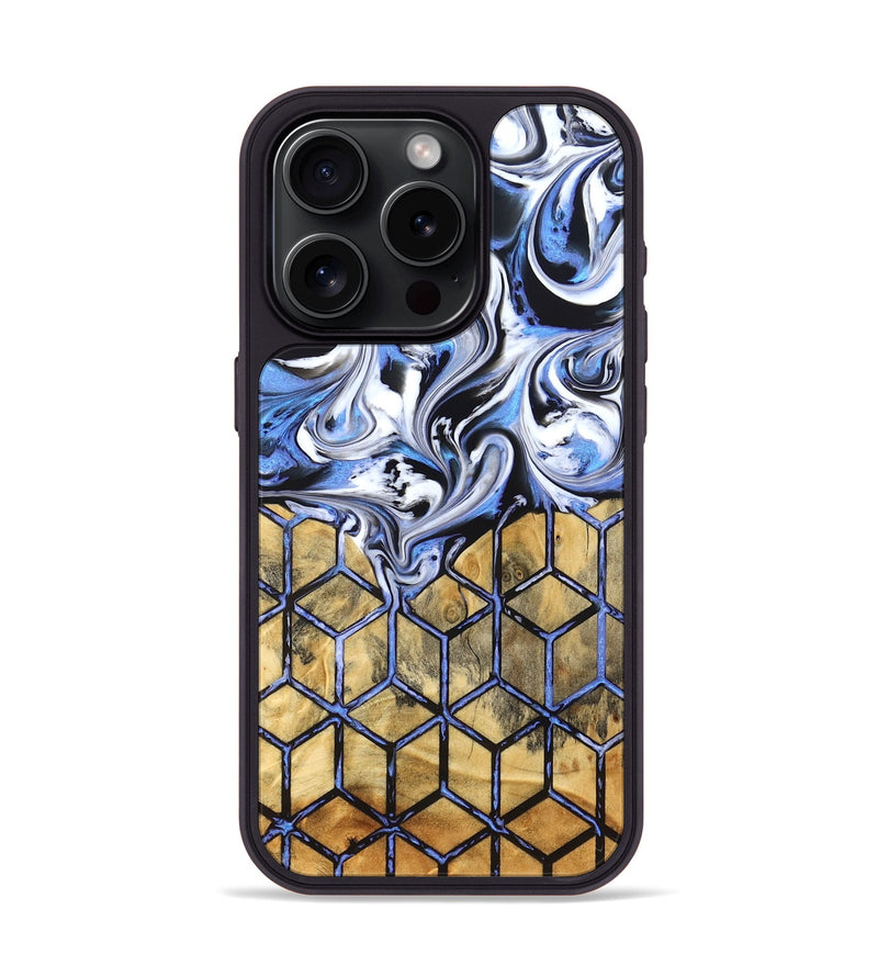 iPhone 15 Pro Wood Phone Case - Lorie (Pattern, 825325)