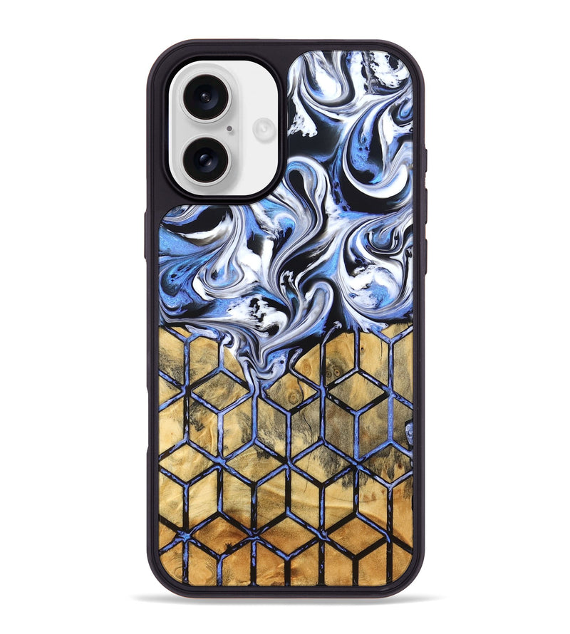 iPhone 16 Plus Wood Phone Case - Lorie (Pattern, 825325)